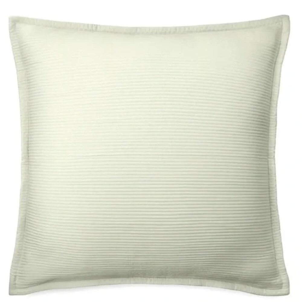 NWOT Ralph Lauren Home Spenser Matelasse Pickstitched 26" Square Euro Sham